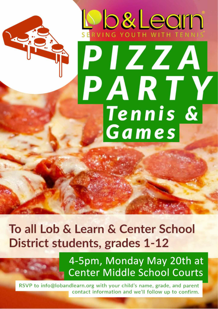 Pizza Party Flyer