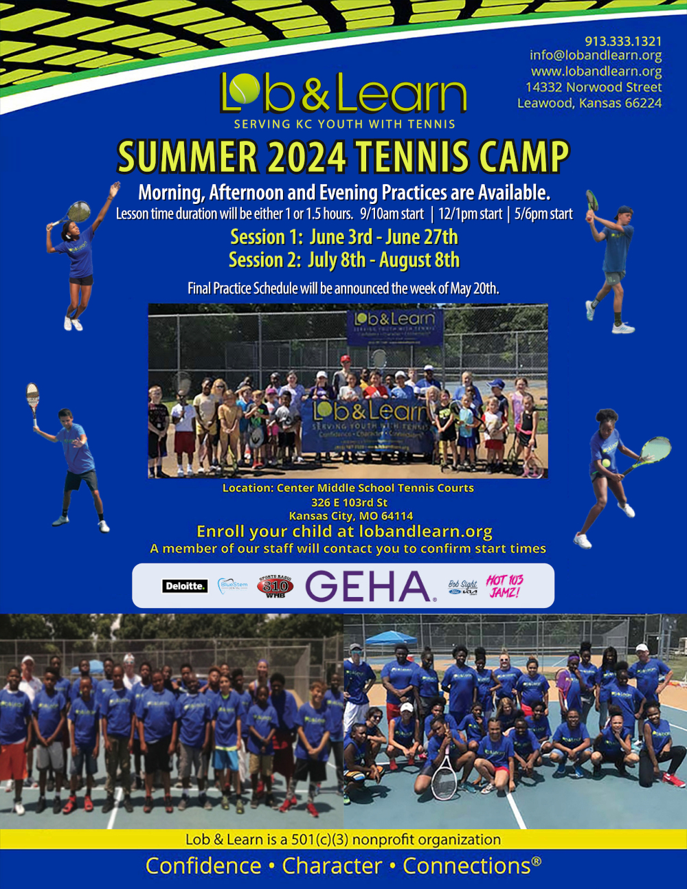Summer 2024 Tennis Camp